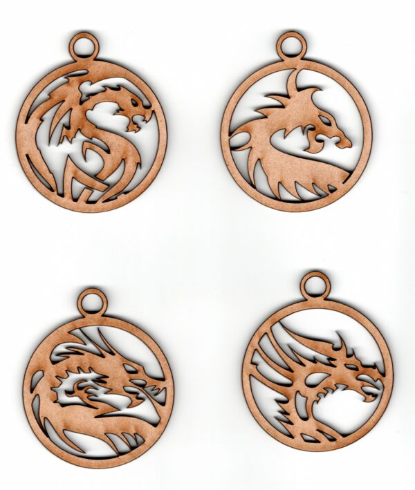 Dragon Ornaments set 1