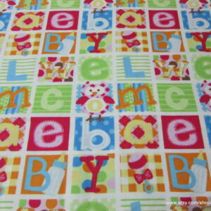 Baby Patches Flannel Fabric