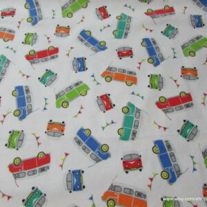 Campers Flannel Fabric By the Yard