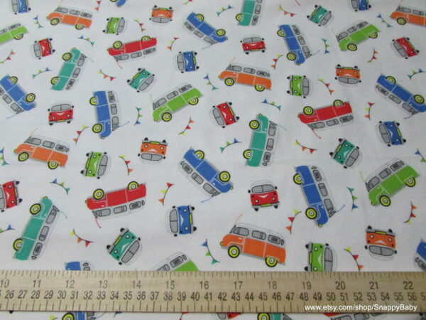 Campers Flannel Fabric By the Yard