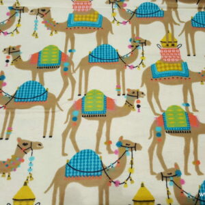 Sassy Camel Flannel Fabric