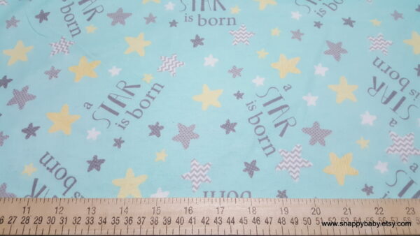 Star is Born Flannel Fabric