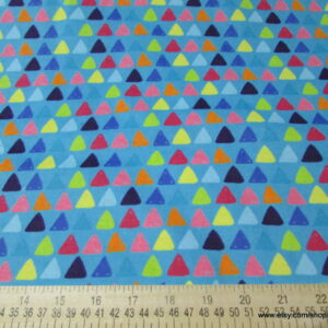 Whimsy Triangles Flannel Fabric