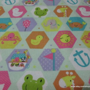 Baby Geo Flannel Fabric