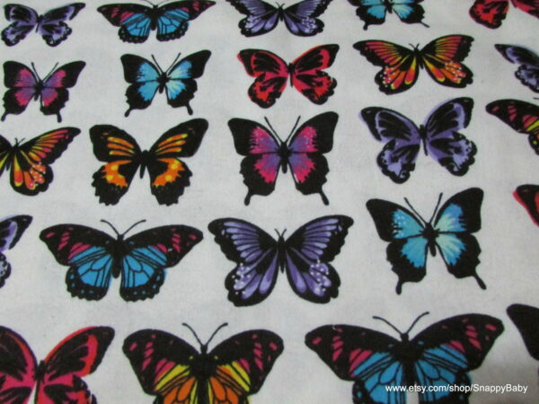 Butterfly Stripe Flannel