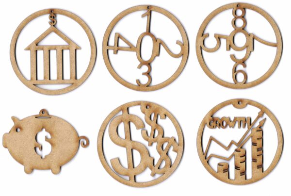 Accountant Ornaments by EP Laser