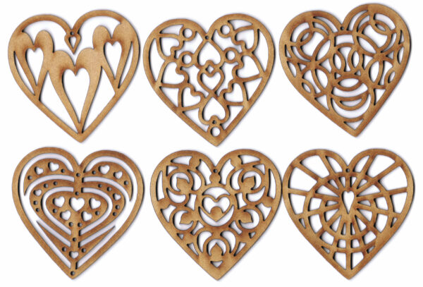 Heart Ornaments by EP Laser