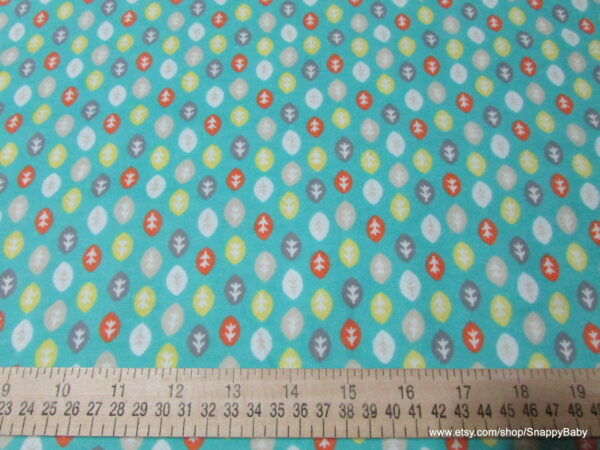 Monkey Leaves Flannel Fabric