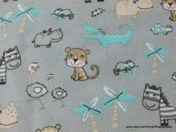 Animals Down Under Flannel Fabric