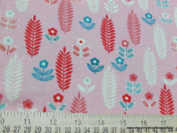 Aztec Floral Flannel Fabric