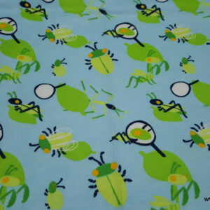 Backyard Bug Toss Flannel Fabric