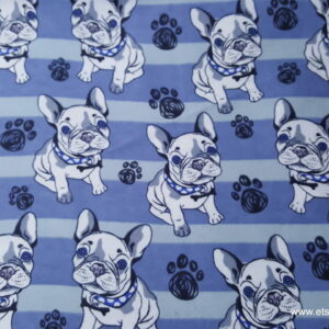 Bulldog Blue Stripe Flannel