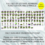 Coiny Galaxy 10 – DIGITAL Clipart Letters and Numbers - Merchlet
