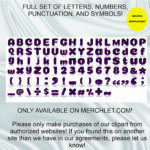 Coiny Galaxy 2 – DIGITAL Clipart Letters and Numbers - Merchlet