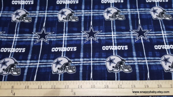 Dallas Cowboys Logo Flannel Fabric