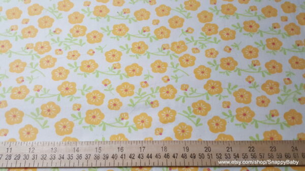 Flower Blossom Flannel Fabric