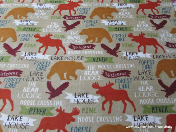 Forest Lake Flannel Fabric