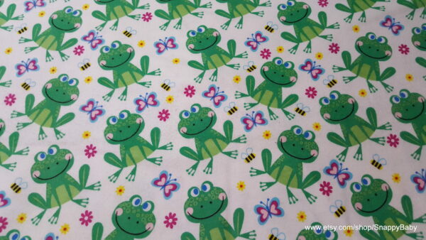 Frogs Bees and Butterflies Flannel