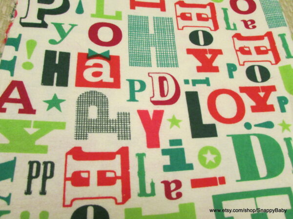 Happy Holidays Flannel Fabric