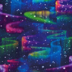 Northern Lights Stargazers Space Quilt Cotton Fabric By The Yard