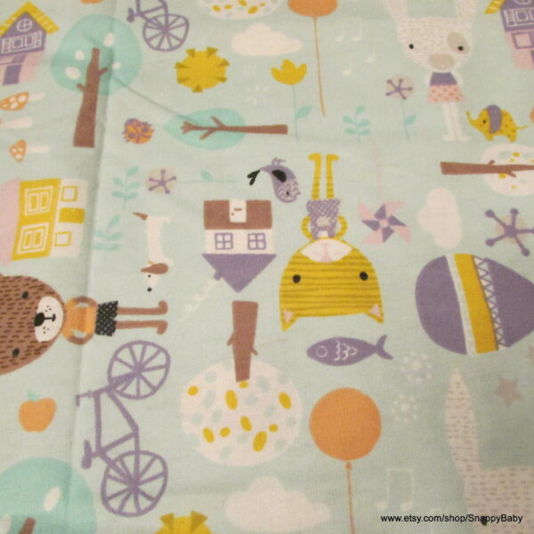 Storybook Bear Flannel Fabric