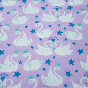 Swan Princess Flannel Fabric