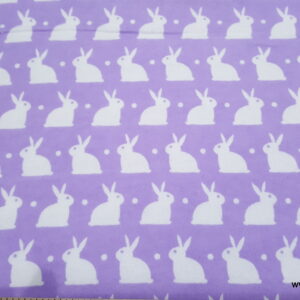 Bedtime Bunny Lavendar Lily Flannel Fabric