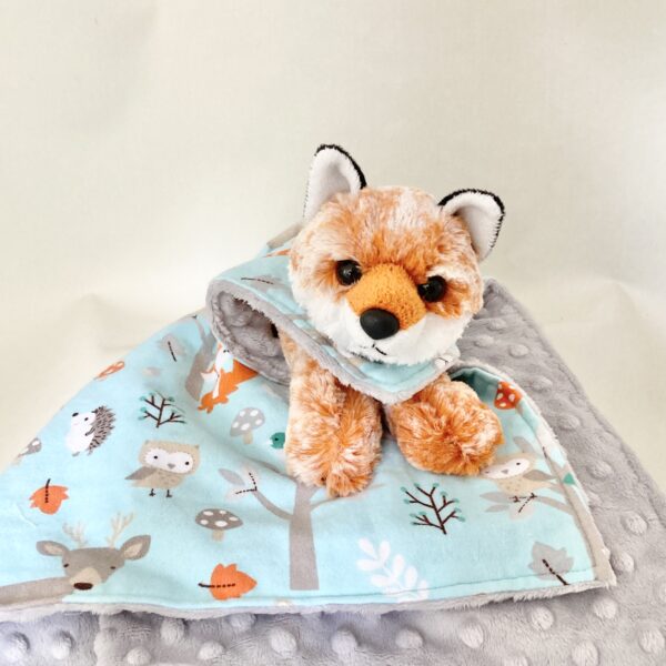 Fox lovey blanket