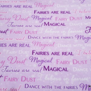 Magic Fairy Dust Flannel Fabric
