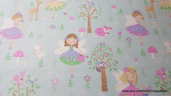 Princess Fairies Flannel Fabric