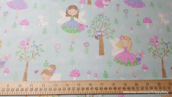 Princess Fairies Flannel Fabric