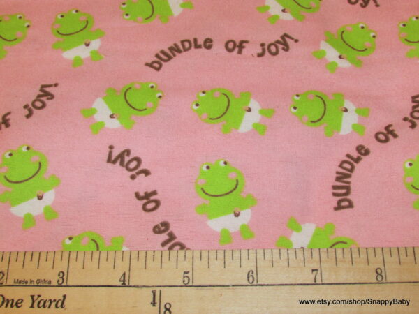 Bundle of Joy Pink Flannel Fabric