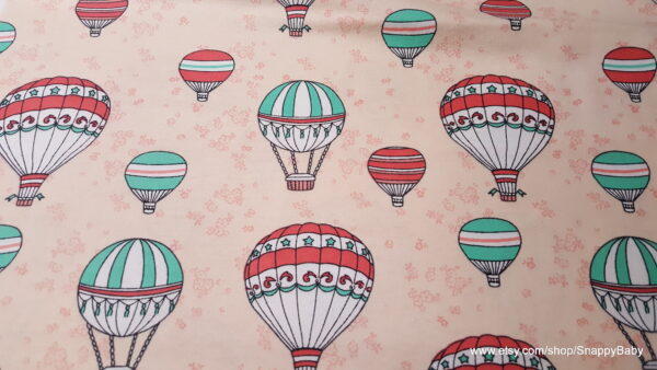 Hot Air Balloons Flannel Fabric