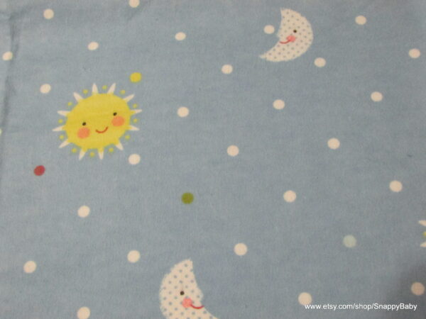 Noah's Ark Moon Flannel Fabric