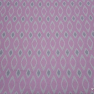 Pink Geo Flannel Fabric