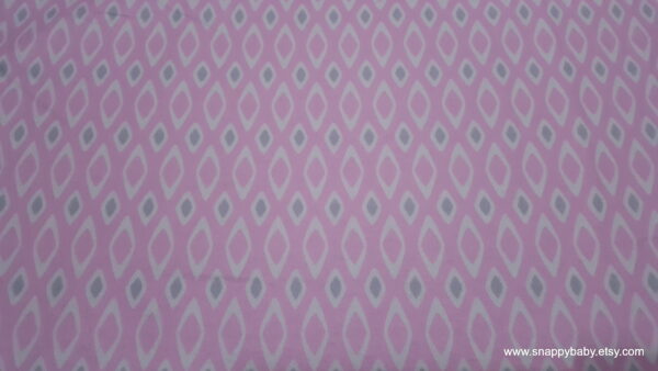 Pink Geo Flannel Fabric