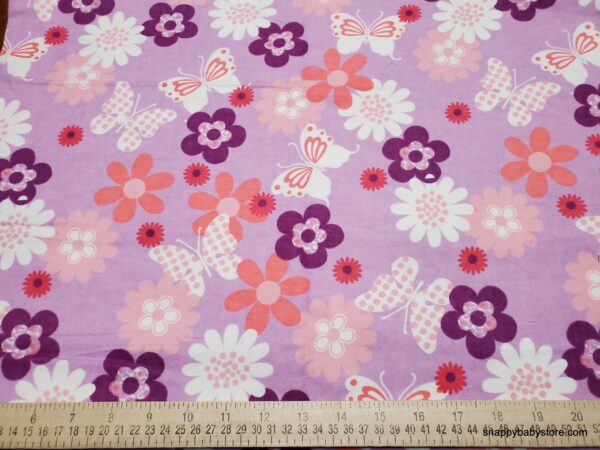 Spotty Floral Flannel Fabric
